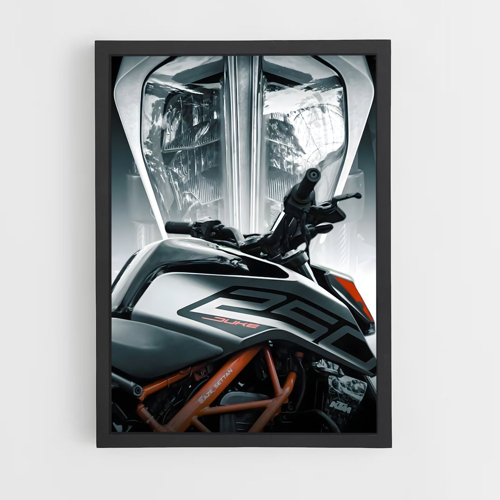 Poster Lueur de Vitesse – affiche KTM Moto (vue 2)